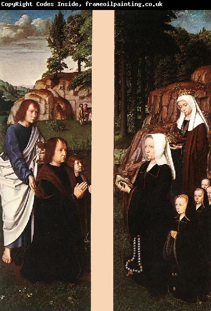 DAVID, Gerard Triptych of Jean Des Trompes (side panels) dfg